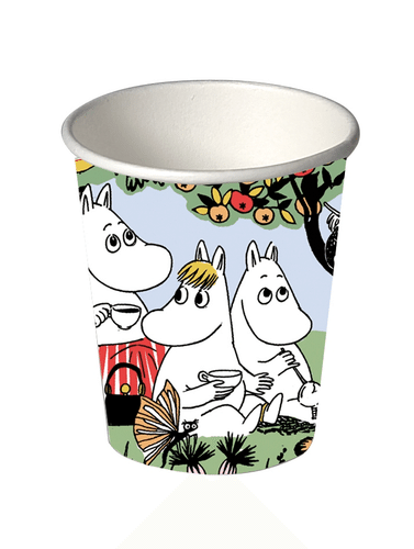 Moomin 热饮杯 Party Moomin 250毫升 12kpl｜Moomin kuumakuppi Party Moomin 250ml 12kpl