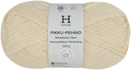 House 羊毛线 Pikku pehmo 100克 米白 110
