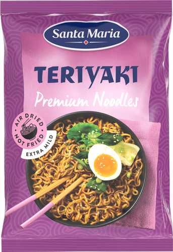 Santa Maria 85g Premium Noodles Teriyaki