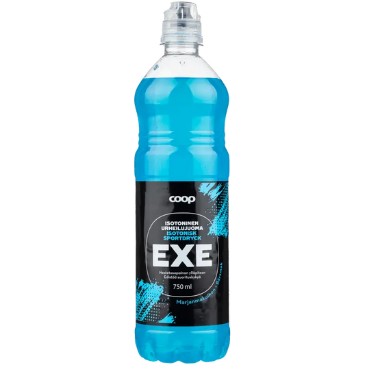 Coop Exe isotoninen urheilujuoma marjanmakuinen 0,75l｜Coop Exe等渗运动饮料浆果味 0,75l