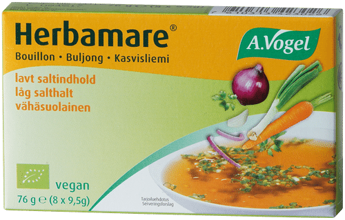 Herbamare ® 蔬菜高汤块 8x9.5克 低盐｜Herbamare® Kasvisliemikuutio 8x9,5g vähäsuolainen