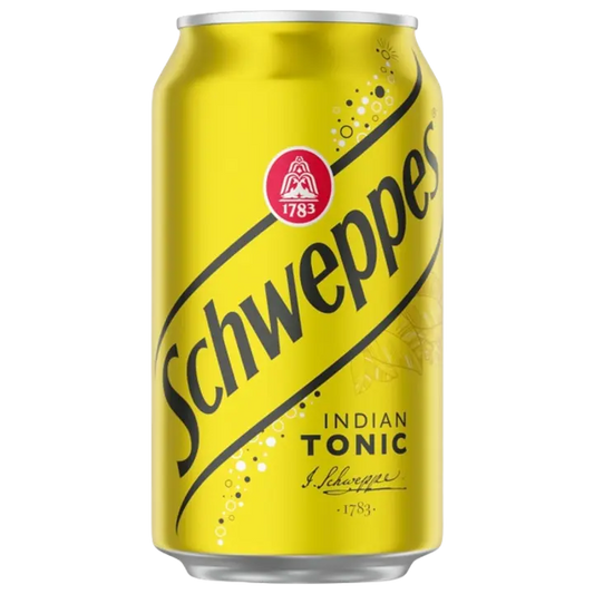 Schweppes Indian Tonic virvoitusjuoma tölkki 0,33 L｜Schweppes 印度补品软饮料罐 0,33 L