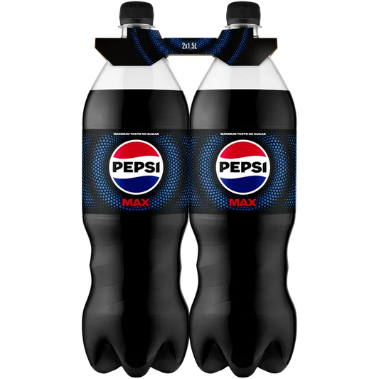 2 x Pepsi Max virvoitusjuoma 1,5 l｜Pepsi MAX 2 x Pepsi Max 软饮料 1,5 l