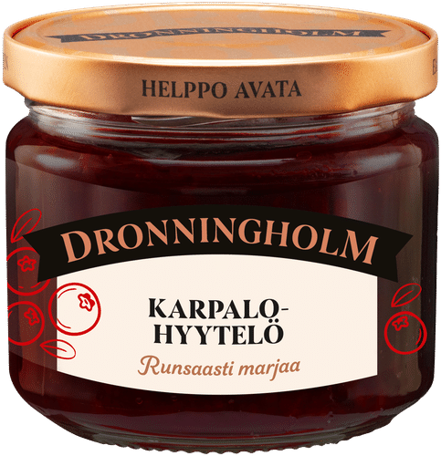 Dronningholm 蔓越莓果冻 280g