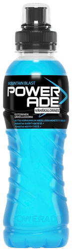 Powerade Mountain Blast运动饮料塑料瓶 0,5 L