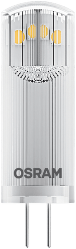 OSRAM LED插针灯1.5W/2700K 12V G4不可调光透明罩迷你灯泡2只装