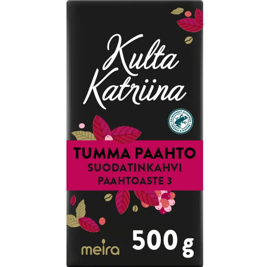 Kulta Katriina Tumma paahto suodatinkahvi RAC 500g｜Kulta Katriina 深度烘焙滴滤咖啡 RAC 500g