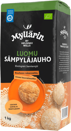 Myllärin Luomu Sämpyläjauho 1 kg｜Myllärin 有机面包粉 1 kg