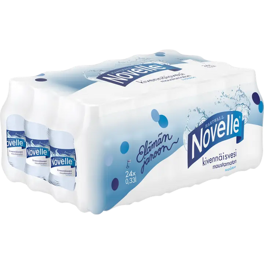 24 x Hartwall Novelle kivennäisvesi 0,33 l｜Hartwall Novelle 24 x Hartwall Novelle 矿泉水 0,33 l