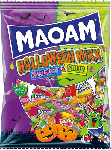 Haribo Maoam Halloween Mixx 酸甜味 300克 糖果袋