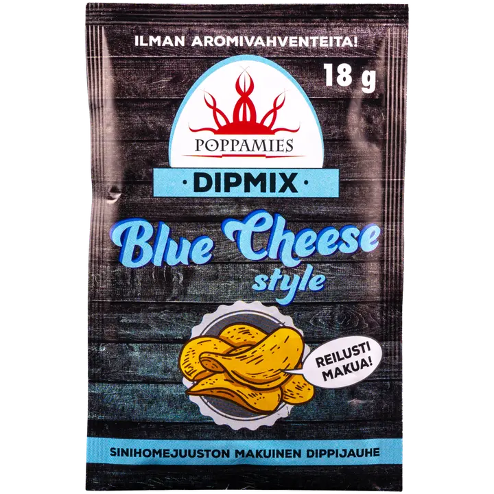 Poppamies Dipmix Blue Cheese style dippijauhe 18g-Poppamies Dipmix 蓝纹奶酪风味蘸粉 18g