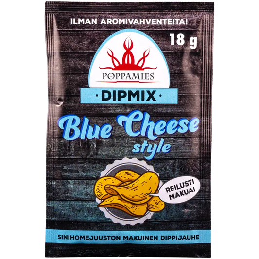 Poppamies Dipmix Blue Cheese style dippijauhe 18g-Poppamies Dipmix 蓝纹奶酪风味蘸粉 18g