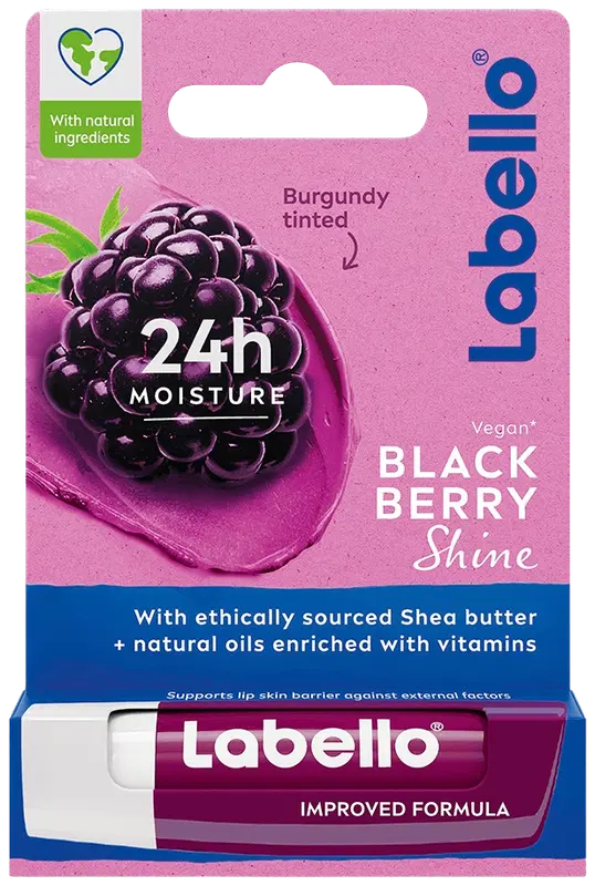 Labello 4,8g Blackberry Shine 润唇膏｜Labello 4,8g Blackberry Shine -huulivoide
