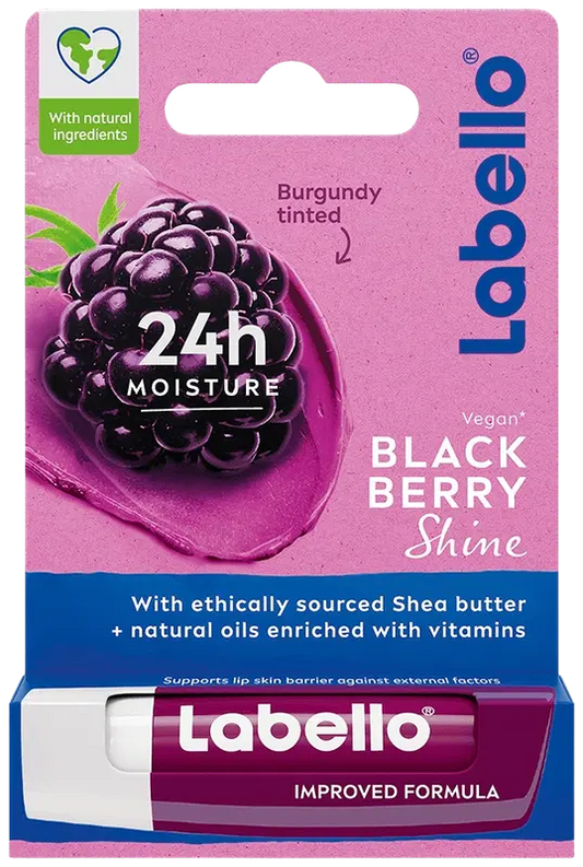 Labello 4,8g Blackberry Shine 润唇膏｜Labello 4,8g Blackberry Shine -huulivoide