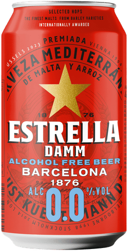 Estrella Damm 无醇麦芽饮料 0.0% 0.33升（罐装）
