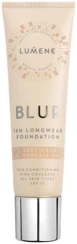 Lumene Blur Pitkäkestoinen meikkivoide SK 15 2 Hunajapilvi 30ml