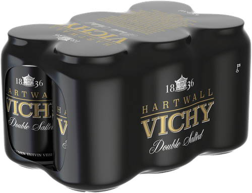 Hartwall Vichy 6 x Hartwall Vichy 原味双盐矿泉水 0,33 l｜6 x Hartwall Vichy Original Double Salted kivennäisvesi 0,33 l