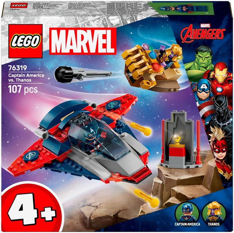 LEGO 乐高 超级英雄76319 美国队长对战灭霸