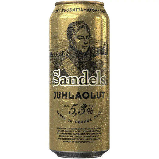 Sandels Juhlaolut Suodattamaton 5,3 % 0,5 l tlk｜Sandels 派对饮品 未过滤 5.3% 0.5 l tlk
