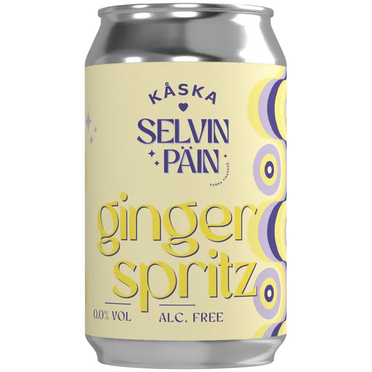 Selvin Päin & Kåska Ginger Spritz 0,0% 330ml｜Kåska 塞尔文·潘 & 卡斯卡姜汁喷雾 0.0% 330ml