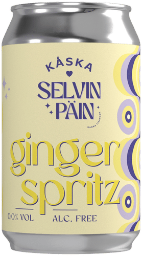 Selvin Päin & Kåska 姜味气泡饮0.0% 330ml｜Selvin Päin & Kåska Ginger Spritz 0,0% 330ml