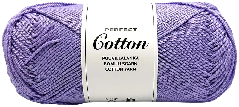 Perfect Cotton 棉线 100克 紫色｜Perfect Cotton puuvillalanka 100g lila