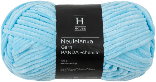 House Panda雪尼尔纱线 100克 浅蓝色 3435