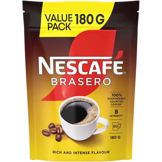 Nescafé Brasero 180g pikakahvi pussi｜Nescafé Brasero 180g 袋装速溶咖啡