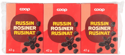 Coop rusinat 6 x 42g