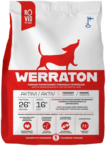 Werraton Aktiivi koiranruoka 5 kg