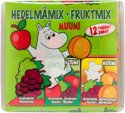 Muumi 水果混合装 12支装 168 g｜Muumi hedelmäsekoitus 12 kpl 168 g