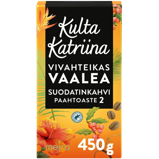 Kulta Katriina Vivahteikas vaalea suodatinkahvi RAC 450g｜Kulta Katriina 细致入微的淡滤咖啡 RAC 450g
