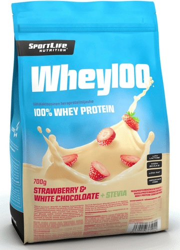 Sportlife Nutrition Whey100 700克白巧克力草莓乳清蛋白粉