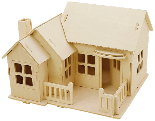 Creativ Company 3d-palapeli talo terasseineen miniatyyri