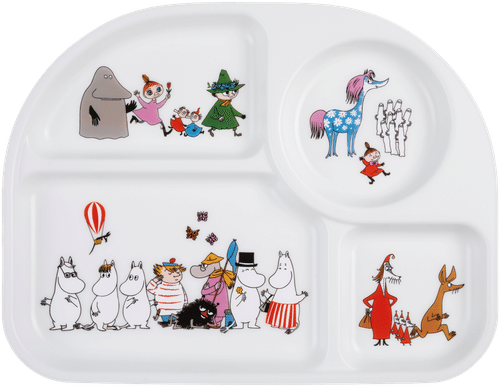 Moomin by Martinex Martinex 姆明分隔餐盘｜Martinex Muumi lokerolautanen