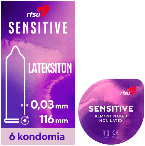 RFSU So Sensitive 6片 超薄 体温传导 无乳胶避孕套