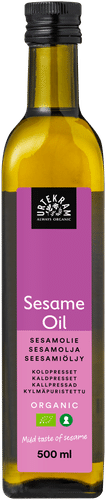 URTEKRAM Luomu Kylmäpuristettu Seesamiöljy 500ml