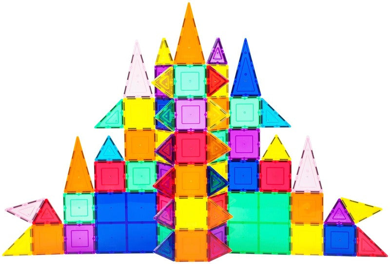 PicassoTiles 磁性拼装套装101件｜PicassoTiles magneettinen rakennussarja 101 osaa