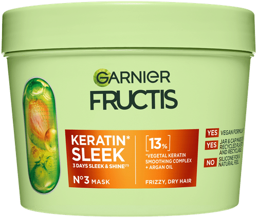 Garnier Fructis 角蛋白顺滑发膜（毛躁发质） 370 ml