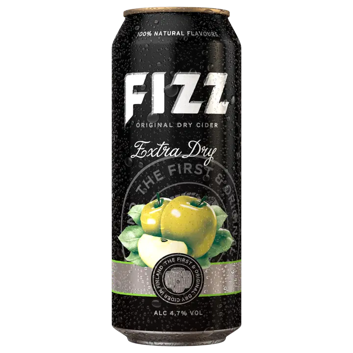 Fizz Extra Dry siideri 4,7% 0,5 l tlk｜FIZZ 特干苹果饮品 4.7% 0.5 升 tlk