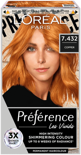 L'Oréal Paris Préférence Vivid Colours Copper intensiivinen kestoväri 1kpl
