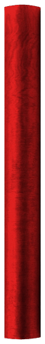 气球中心欧根纱红色 0.36 x 9 m