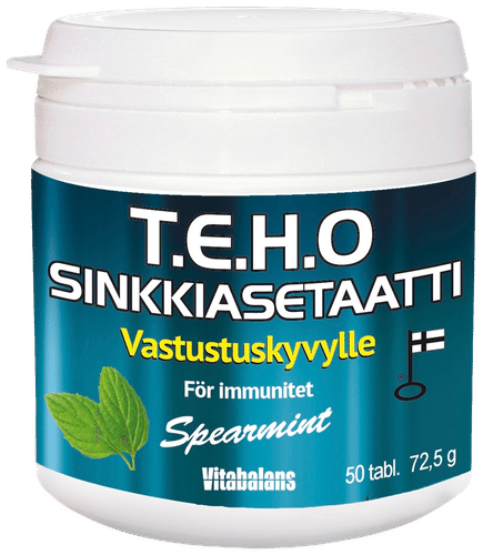 Teho 醋酸锌含片 50片 薄荷味