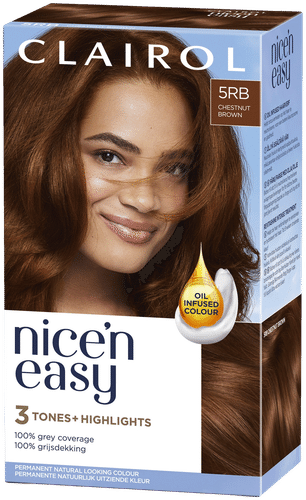 Clairol Nice'n Easy kestoväri 5RB kastanja