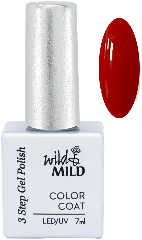 Wild&Mild UV 凝胶甲油 G029 摇滚红 7ml｜Wild&Mild UV Gel Polish G029 Rocking Red 7ml