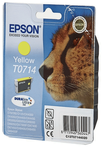 Epson 墨盒 黄色 T0714