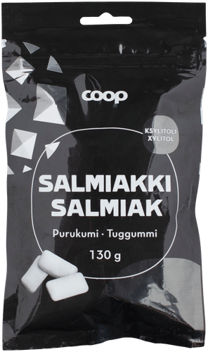 Coop 木糖醇口香糖 甘草味 130 g｜Coop ksylitolipurukumi salmiakki 130 g