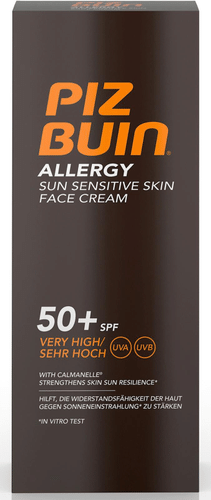 PIZ BUIN Pizbuin 抗过敏面部防晒霜 SPF 50｜Pizbuin allergy face sunscreen spf 50