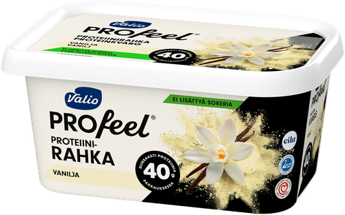 Valio PROfeel® proteiinirahka sokeroimaton  400 g vanilja laktoositon