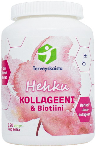 Terveyskaista Hehku 胶原蛋白与生物素 120粒